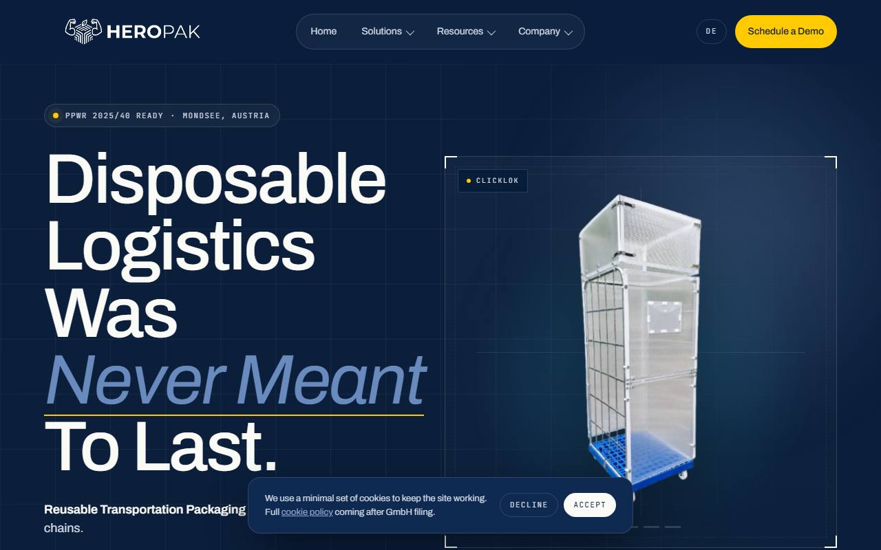Heropak — site preview