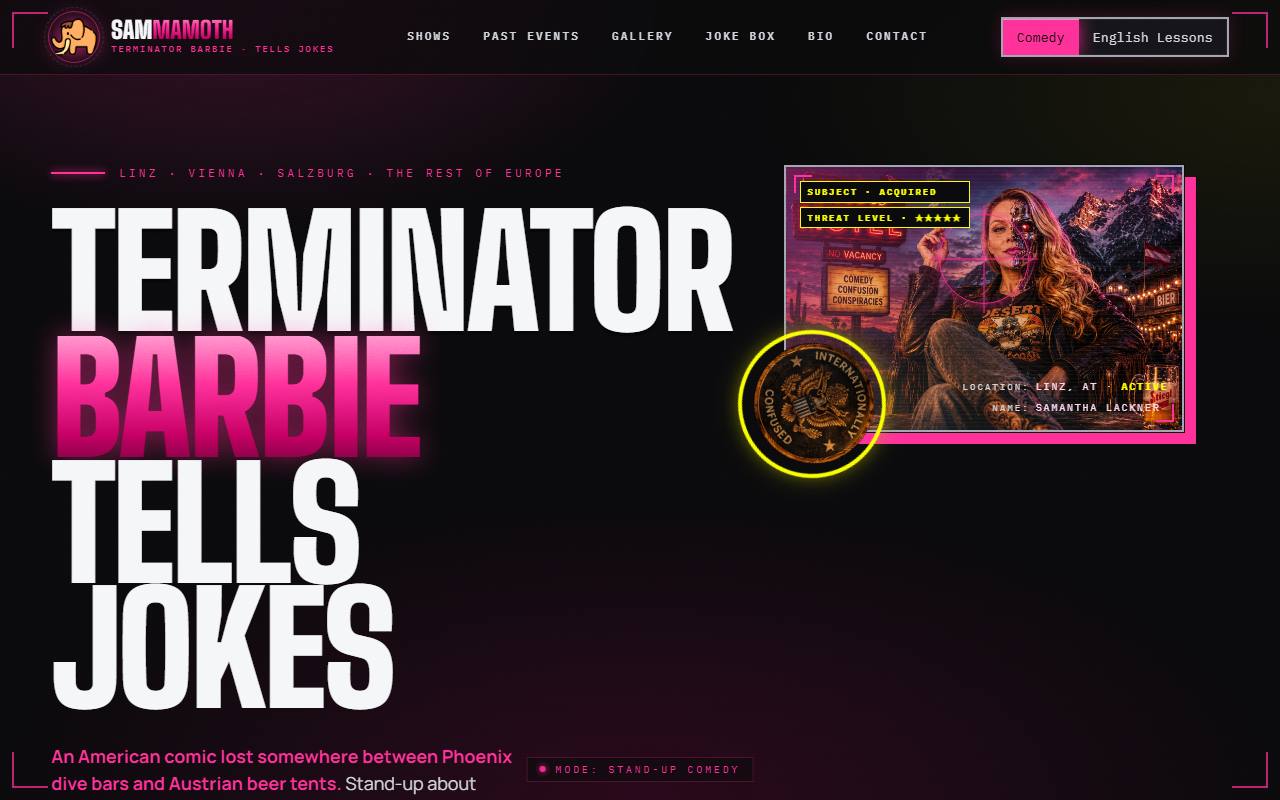 Samantha Lackner — site preview